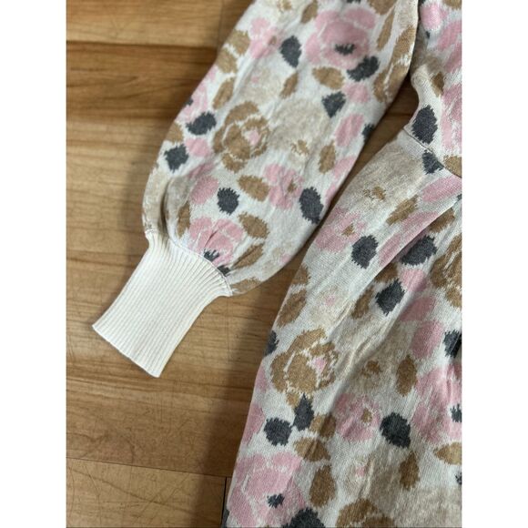 Janie and Jack Floral Sweater Dress - Picture 5 of 8